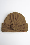 Camel Satin-Lined Knot Turban