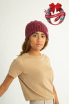 Wine Red Foldover Warm Slap