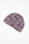 Satin-Lined Shower Cap - Lavender African Print