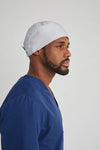 Men's Satin-Lined Scrub Cap - Gray