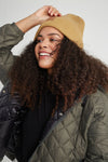 High Top Beanie - Taupe