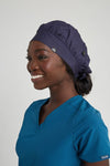 Women's Satin-Lined Scrub Cap - Navy