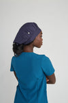 Women's Satin-Lined Scrub Cap - Navy