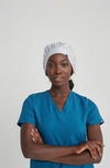 Women's Satin-Lined Scrub Cap - Gray