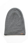 Gray Extra Long Slap | Satin-Lined Cap