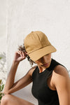 Honey Satin-Lined Baseball Hat