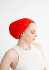 Red Adjustable Slap | Satin-Lined Cap