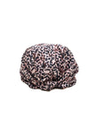 Spotted Print All-Satin Knot Turban