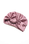 Speckled Blush All-Satin Knot Turban