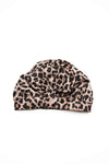 Satin-Lined Shower Cap - Cheetah Print