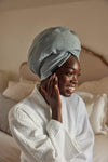 Micro Fiber Towel Turban - Gray