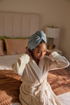 Micro Fiber Towel Turban - Gray