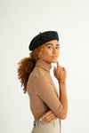 Wool Beret - Black