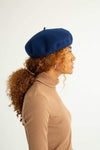 Wool Beret - Navy