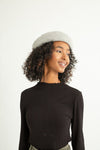 Wool Beret - Light Gray