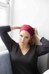 Grace Eleyae Headbands Jersey Knit Headband - Wine