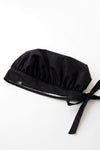 Women's Satin-Lined Scrub Cap - Black