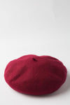 Wool Beret - Wine