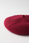 Wool Beret - Wine