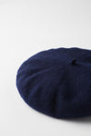 Wool Beret - Navy